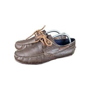 Arturo Calle Brown Leather‎ Loafers Men's Shoe US Size 8.5 EUR41